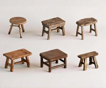 Wabi-sabi Style Stool-ID:872221955