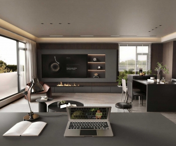 Modern A Living Room-ID:114996917
