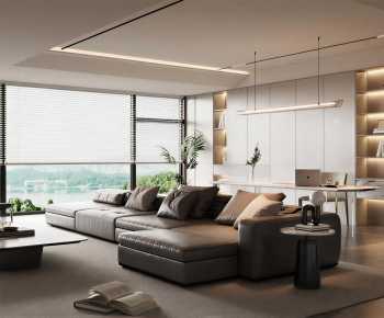 Modern A Living Room-ID:599920998