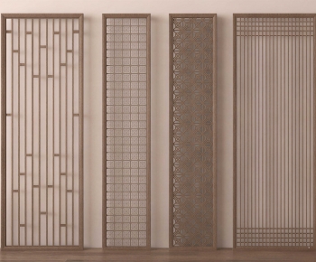 New Chinese Style Wooden Screen Partition-ID:710416083