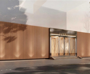 Modern Facade Element-ID:860137946
