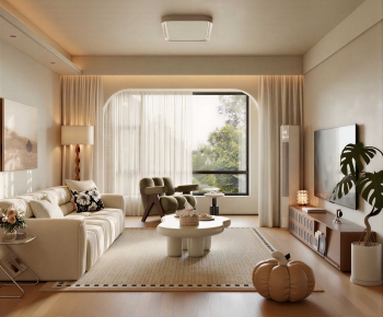 Modern A Living Room-ID:874006991