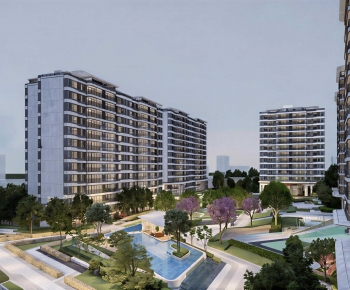 Modern Residential Building-ID:304210904