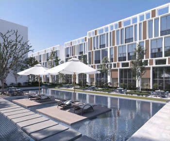 Modern Swimming Pool-ID:705276011