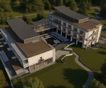 New Chinese Style Appearance Of Commercial Building-ID:362565999