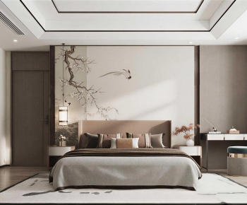 New Chinese Style Bedroom-ID:579019075