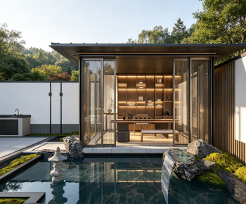 New Chinese Style Courtyard/landscape-ID:513484008