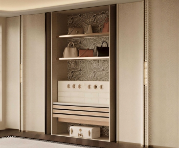 Modern Clothes Storage Area-ID:577981955
