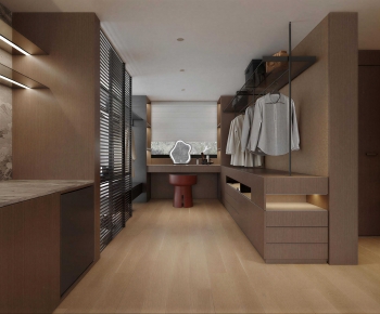 Modern Clothes Storage Area-ID:897969962