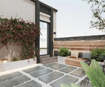 Modern Courtyard/landscape-ID:443101885