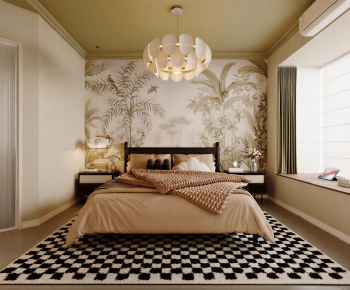 Retro Style Bedroom-ID:203672896