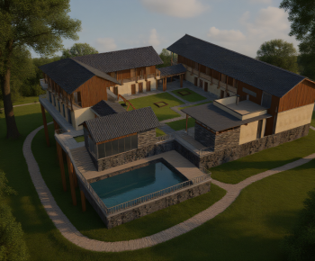 Modern Residential Building-ID:591065884
