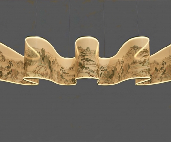New Chinese Style Long Chandelier-ID:526240117