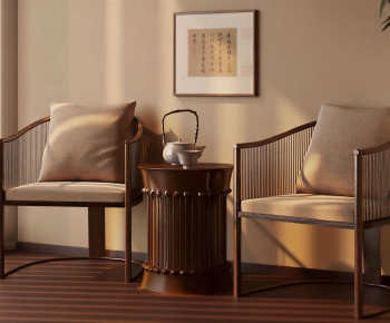New Chinese Style Lounge Chair-ID:636671079