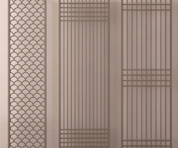 New Chinese Style Wooden Screen Partition-ID:725208044