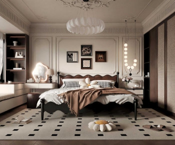 French Style Bedroom-ID:281655077
