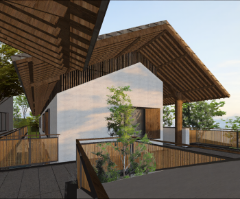 New Chinese Style Appearance Of Commercial Building-ID:697416073