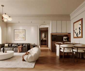 French Style A Living Room-ID:419497016