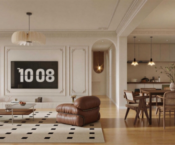 French Style A Living Room-ID:596435079