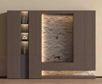 Modern Entrance Cabinet-ID:590778113