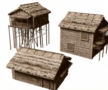New Chinese Style Building Component-ID:112112058