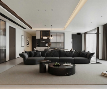 Modern A Living Room-ID:594067108