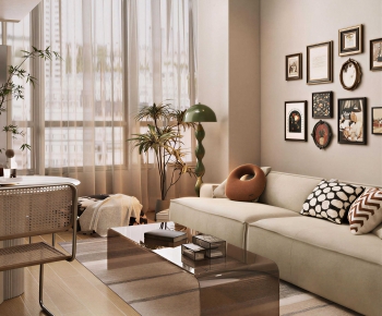 Modern A Living Room-ID:435734994