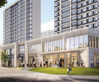 Modern Commercial Street-ID:703464986