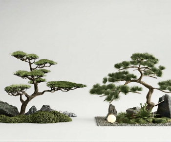 New Chinese Style Plant Landscaping-ID:296679974