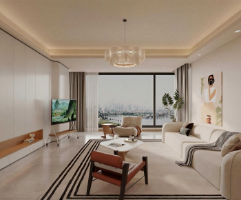 Modern A Living Room-ID:639594084