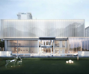Modern Architecture Of Artistic Style-ID:883656981
