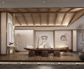 New Chinese Style Tea House-ID:384872917
