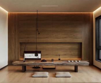 Wabi-sabi Style Tea House-ID:725583081