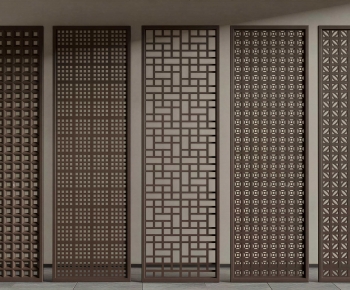 New Chinese Style Wooden Screen Partition-ID:476258041