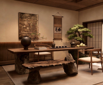 Wabi-sabi Style Tea House-ID:760289911