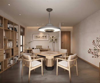 Wabi-sabi Style Chess And Card Room-ID:470938924
