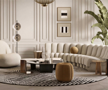 French Style Sofa Combination-ID:522001036