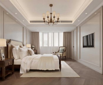 American Style Bedroom-ID:971647983