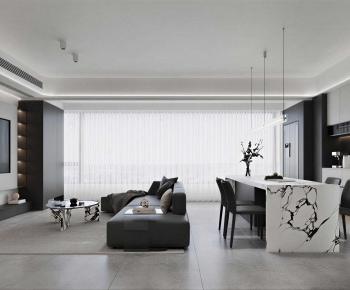 Modern A Living Room-ID:980770116