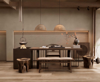 Wabi-sabi Style Tea House-ID:771739013