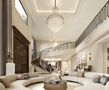 French Style A Living Room-ID:572069881