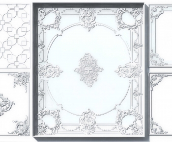 French Style Suspended Ceiling-ID:396565916