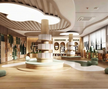Modern Children's Reading Room-ID:588084948