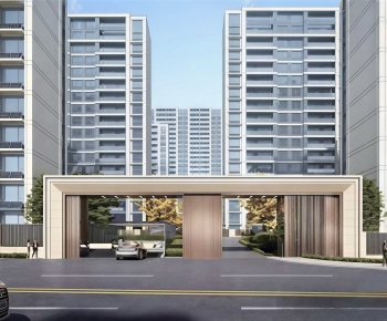 Modern Residential Building-ID:204853064