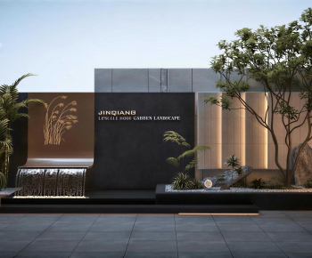 New Chinese Style Landscape Wall-ID:366129984