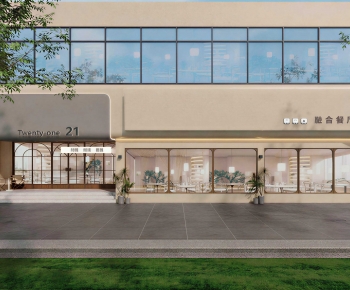 Modern Facade Element-ID:255820858