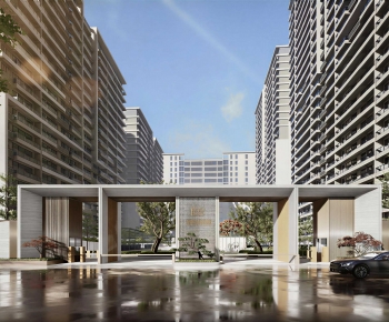 Modern Residential Building-ID:761796954