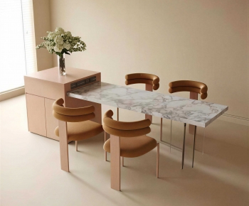 Modern Dining Table And Chairs-ID:613985067