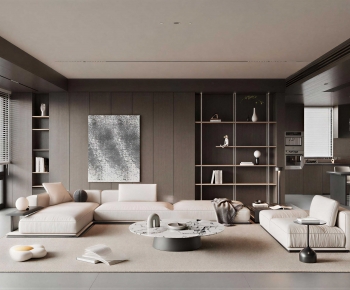 Modern A Living Room-ID:687017921