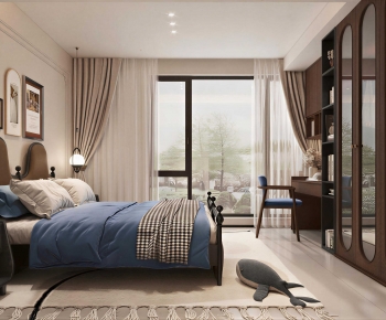 French Style Bedroom-ID:726105939